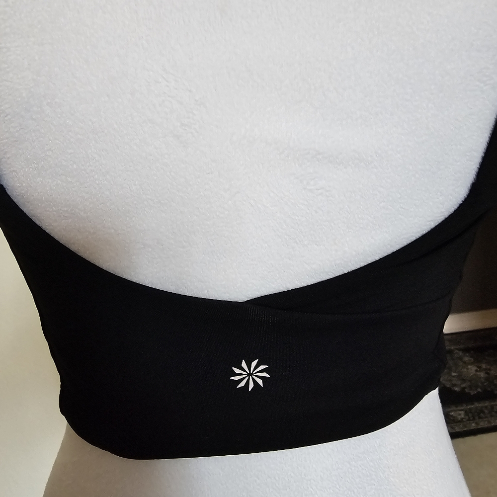 Athleta Black Crisscross Halter Top Size XS - Picture 7 of 9